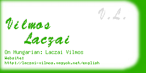 vilmos laczai business card